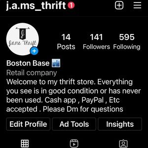 Feel free to follow us on Instagram shoppers